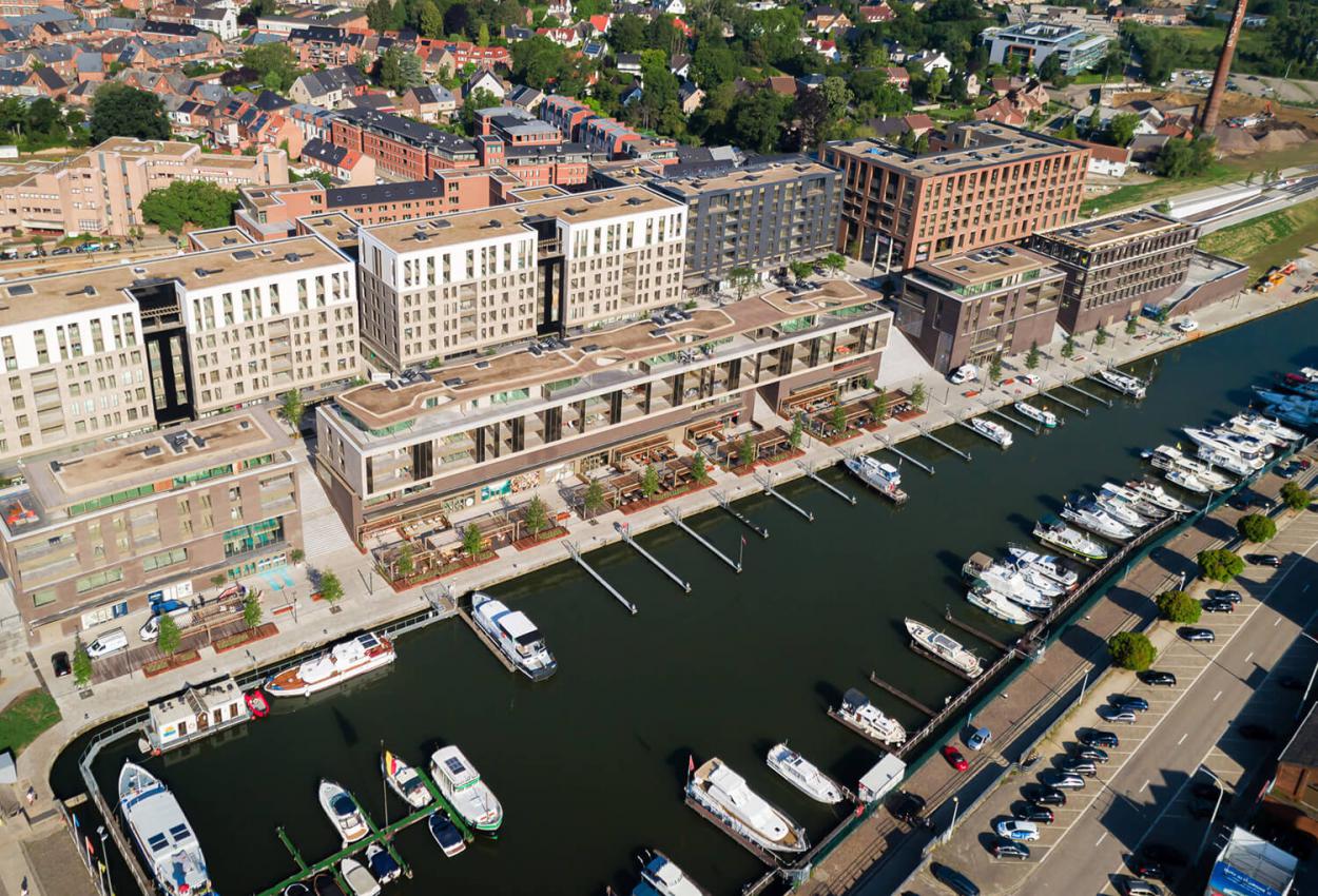 Quartier Bleu vormt de poort voor Hasselt